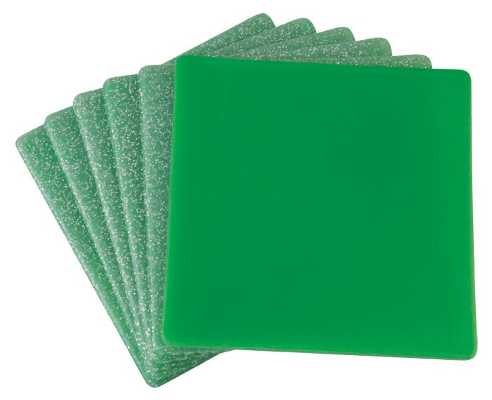 205-223: Green Glitter MG Material